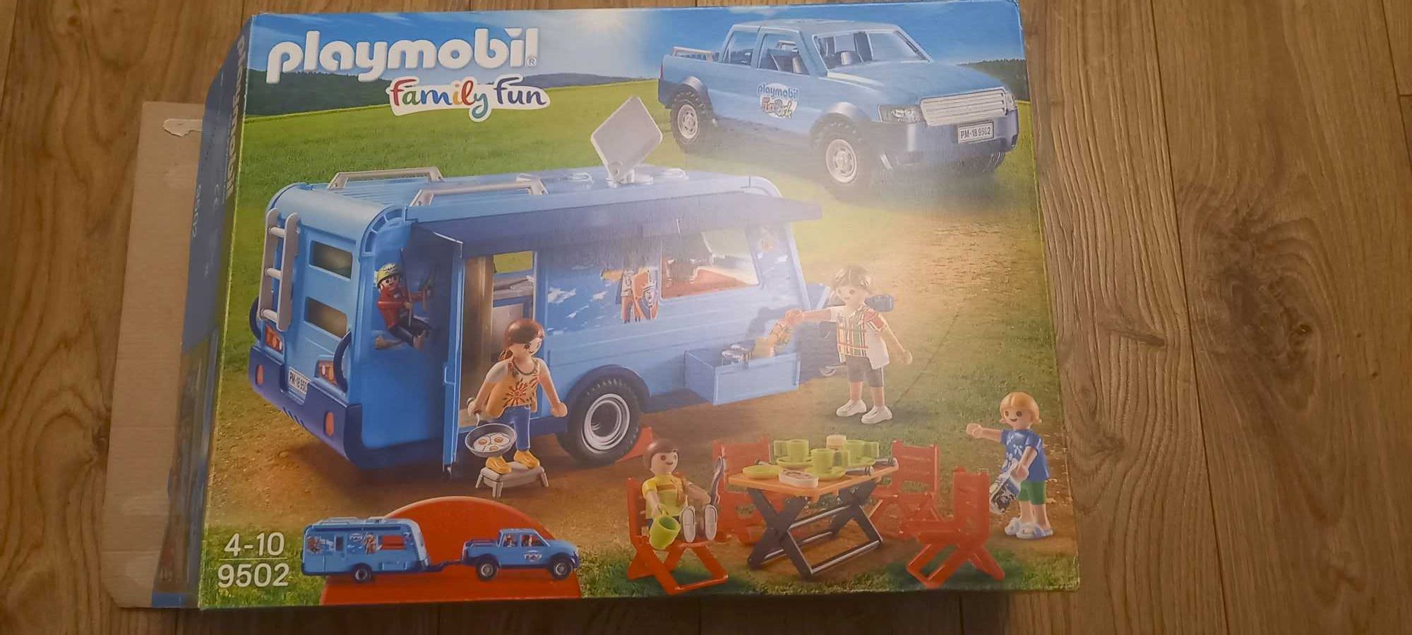 Zestaw Playmobil pickup z przyczepą 9502