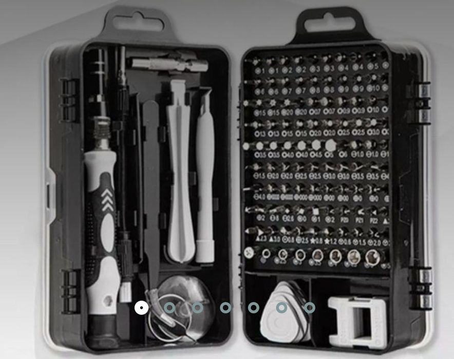 Набір викрутка з бітами 115 tool kit