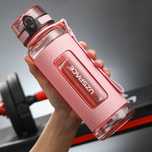 UZSpace - Garrafa De Água Shaker Portátil P/ Ginásio - Rosa, 1100ml