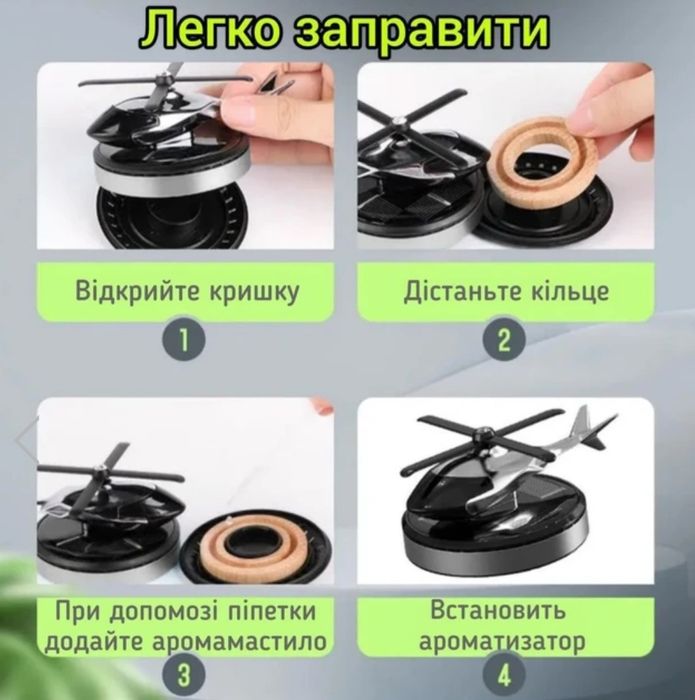 Ароматизатор (аромадифузор) пахучка в авто,машину(автомобиль) вертоліт