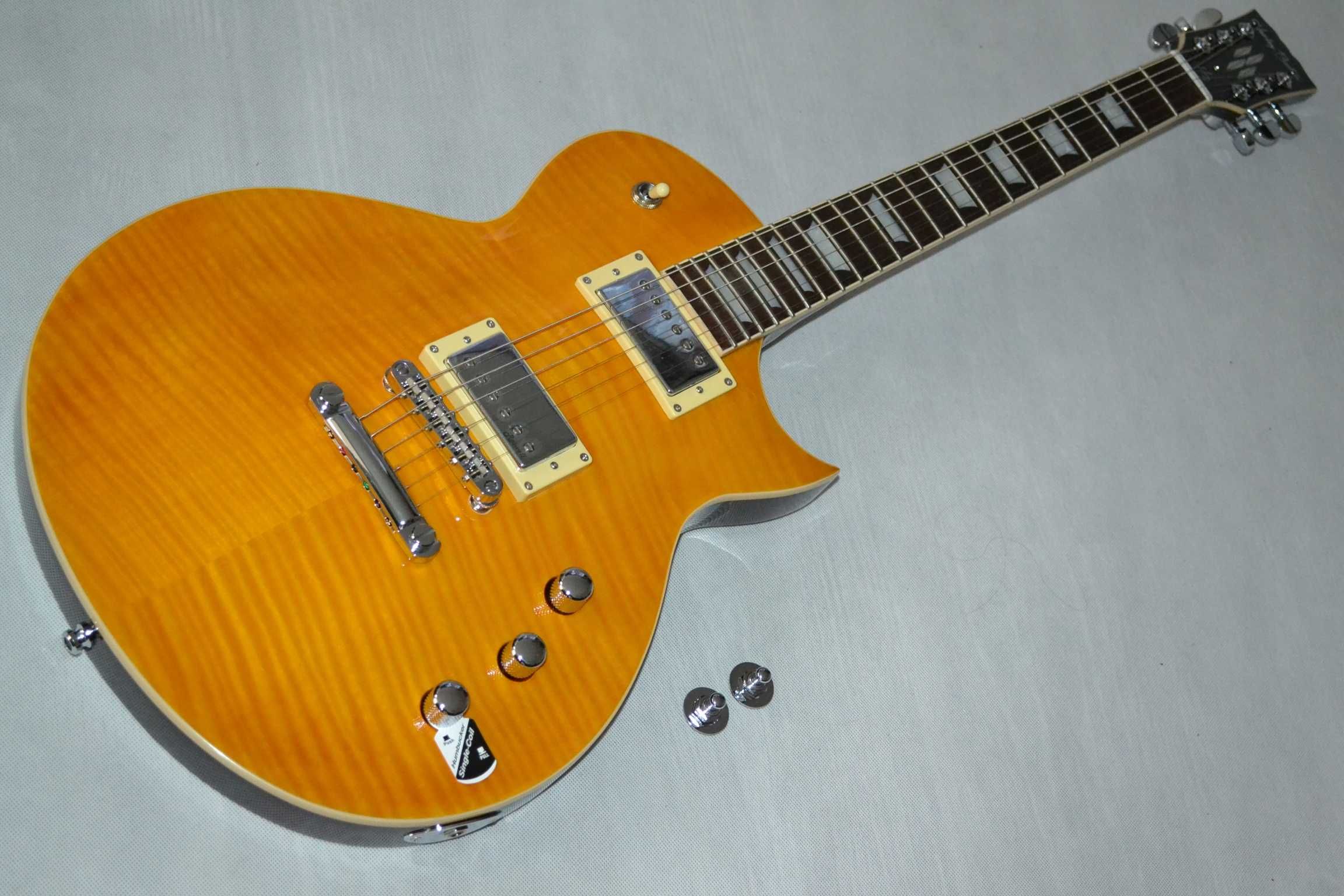 Harley Benton SC-Custom II Lemon Flame gitara Les Paul - USTAWIONA