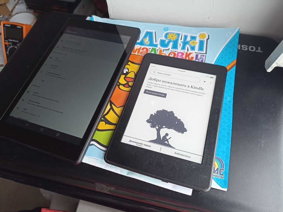 Електронна книга з USA-Kindle paperwhite 7+ Amazon fire 8"