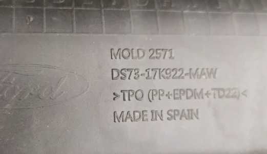 Накладка на бампер Ford Fusion MK5 DS73-17K922-MAW (Mondeo)