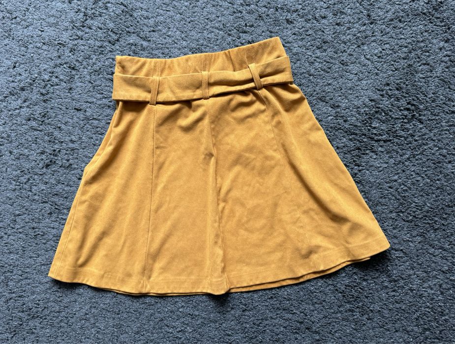 Спідниця Zara розмір XS-S замшева юбка