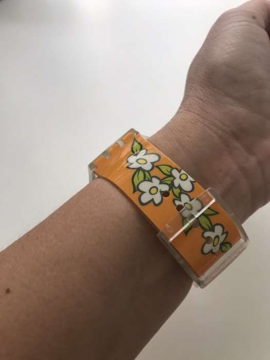 Relógio Swatch (floral)