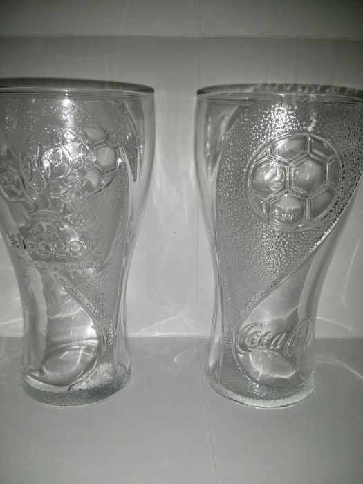 Стаканы (бокалы) - футбольный Евро-2012. Комплект 6 штук.