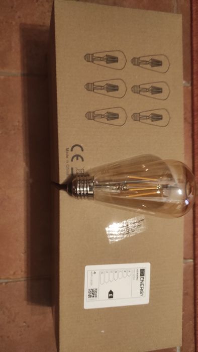 Conjunto lâmpadas led + casquilhos