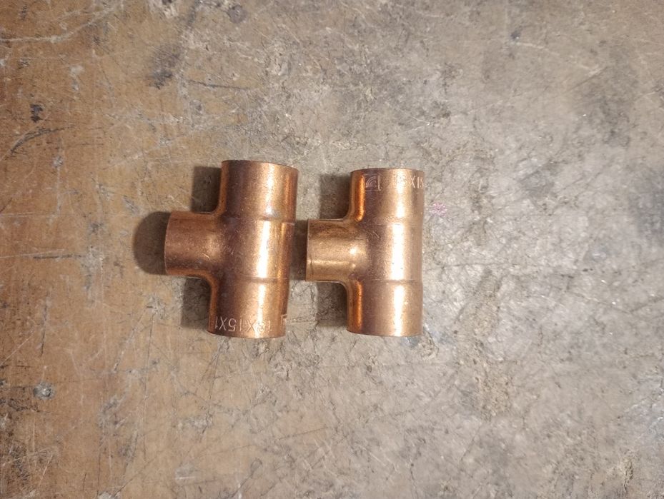 Złączka miedziana 18x15x18