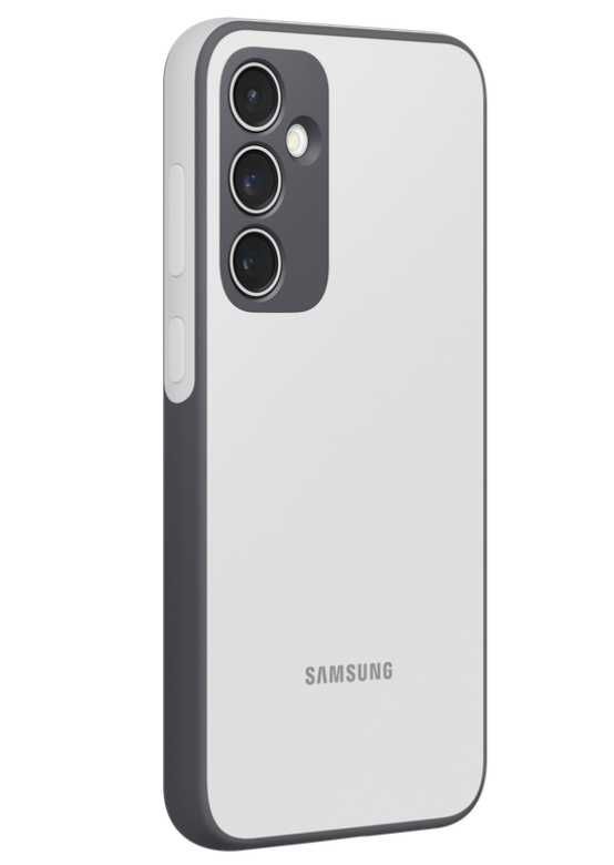Etui Samsung Silicone Cover silikonowe białe/ jasnoszare Galaxy S23 FE