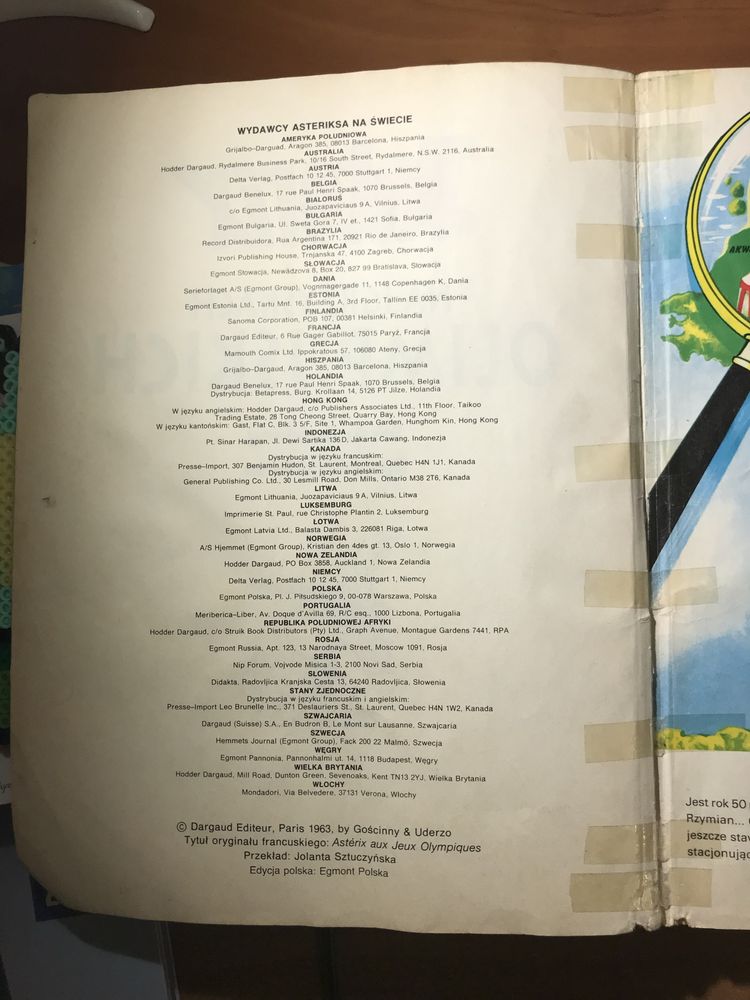 asterix na igrzyskach olimpijskich komiks 1963