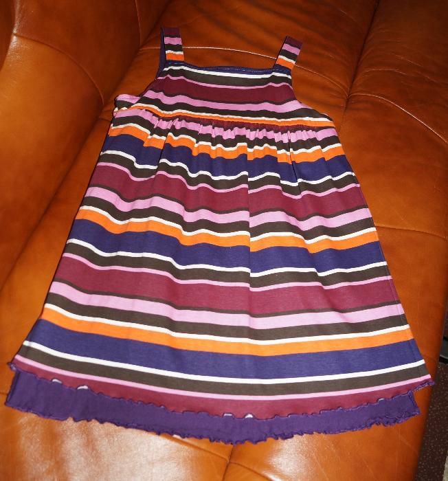 NOWA sukienka dwustronna 2 w 1 r. 134 bonprix bpc bawełna