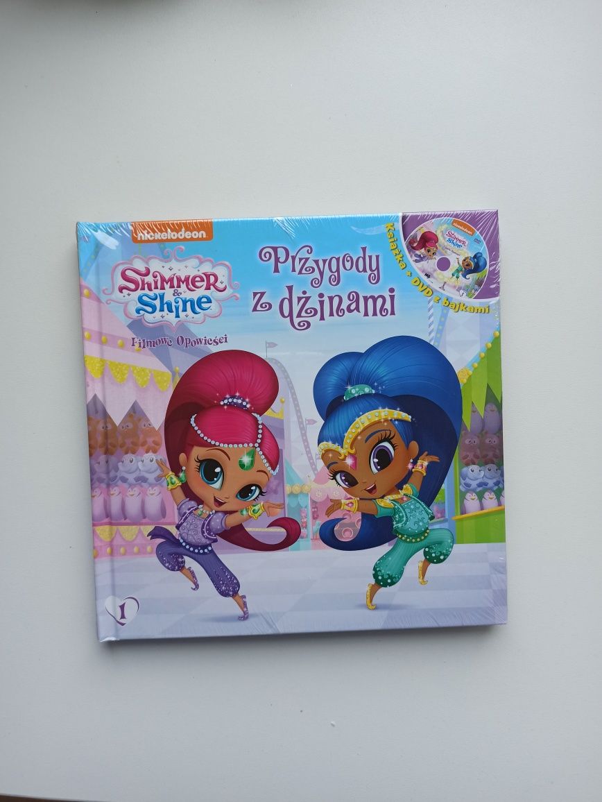 Shimmer & Shine książka z płytą DVD