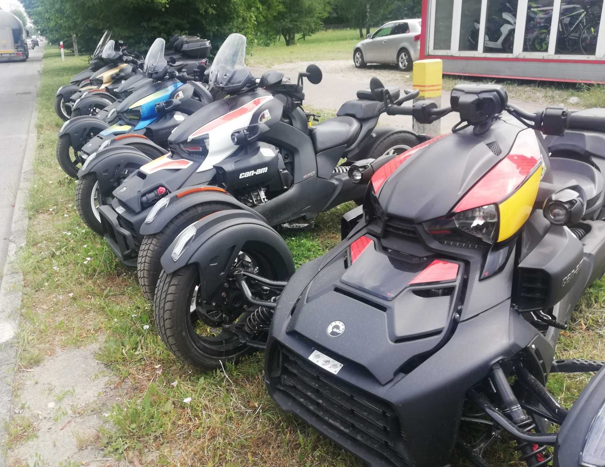 Wynajem Wypożyczalnia Motocykli Trójkołowych Ryker / Spyder / Can-Am