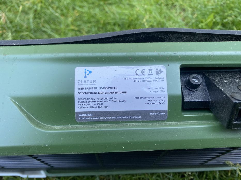 Hulajnoga elektryczna Jeep