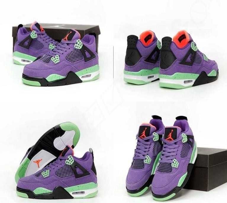 Мужские кроссовки Nike Air Jordan 4 Retro Canyon Purple 41-45 аир