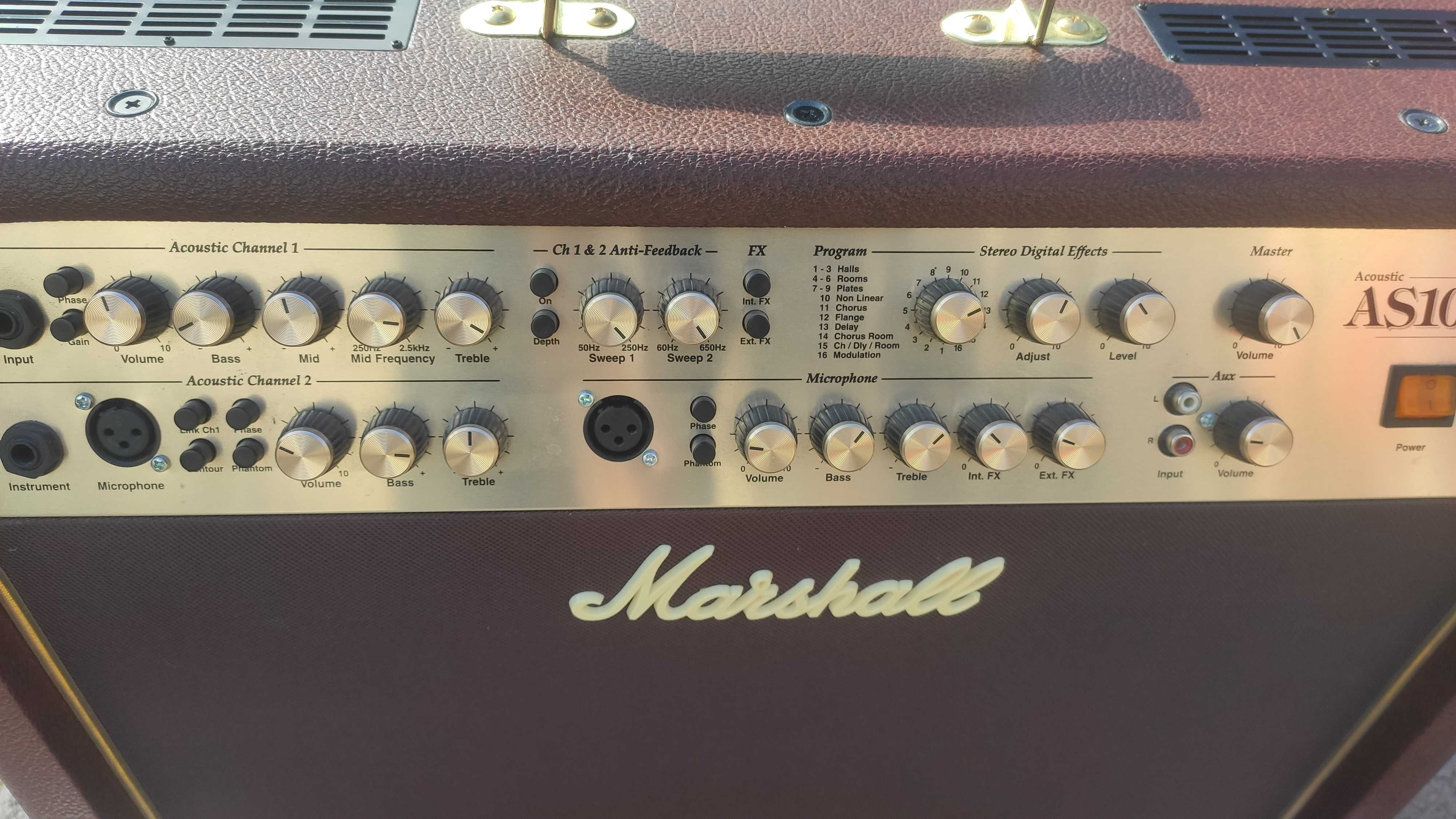 Marshall AS 100D, wzmacniacz elektroakustyczny