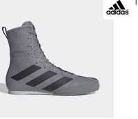 Взуття для боксу (боксерки) Box Hog 3 сірі ADIDAS