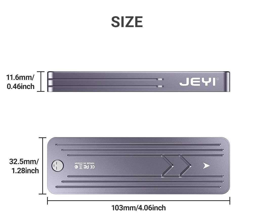 Karta pamięci Kodak 32GB + obudowa na SSD m.2 NVMe PCIe / SATA [OLED]