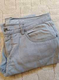 Męskie spodnie szare jeansy 36