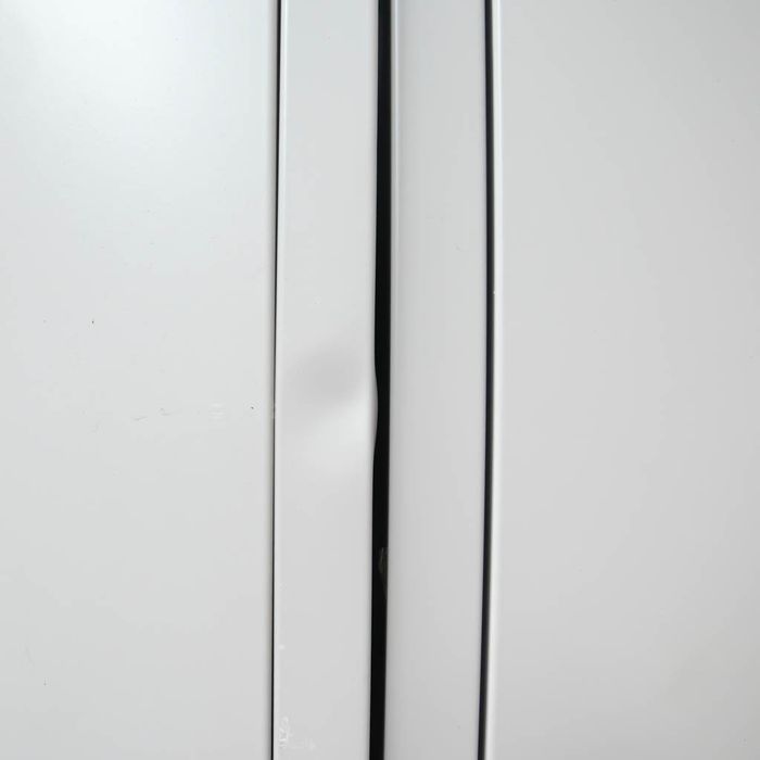 Szafka ubraniowa BHP Mega-M  2 drzwiowa szara S-80 cm powystawowa