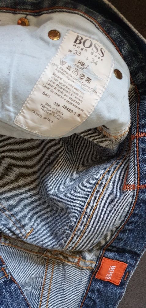 Spodnie jeans Hugo BOSS rozm. W:33, L:34
