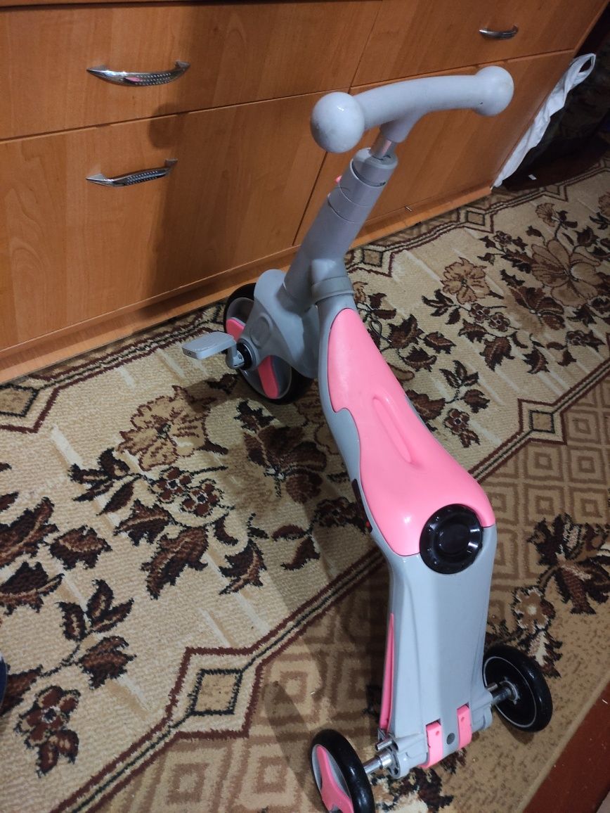 Самокат - біговел - велосипед 3 в 1 Best Scooter підсвічування музика