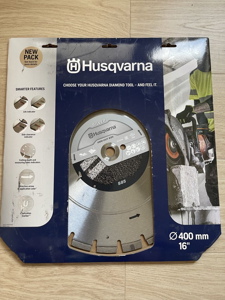 Tarcza diamentowa do ciecia asfaltu Husqvarna Vari-Cut S85 400mm