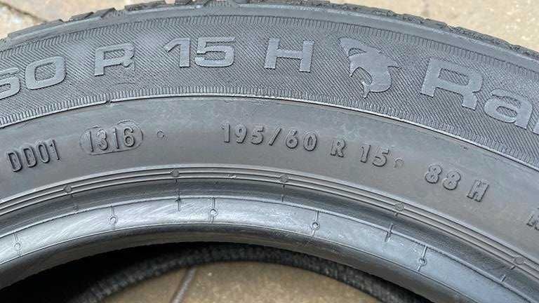 oL.8292 Opony 195/60R15 Uniroyal RainExpert 3 2szt RUDA ŚLĄSKA