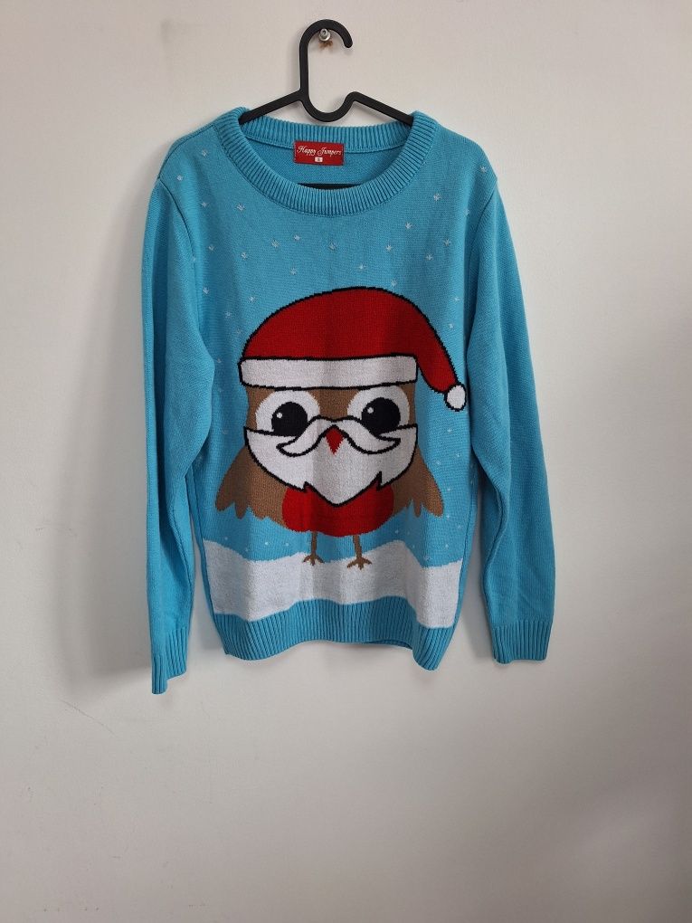 Sweter damski męski świąteczny Happy Jumpers