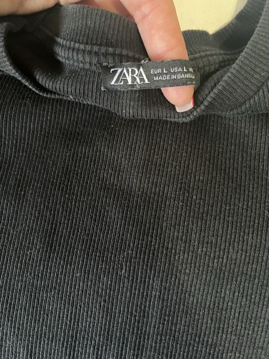 Черный боди , Zara, хорошее состояние без катышек и потертостей