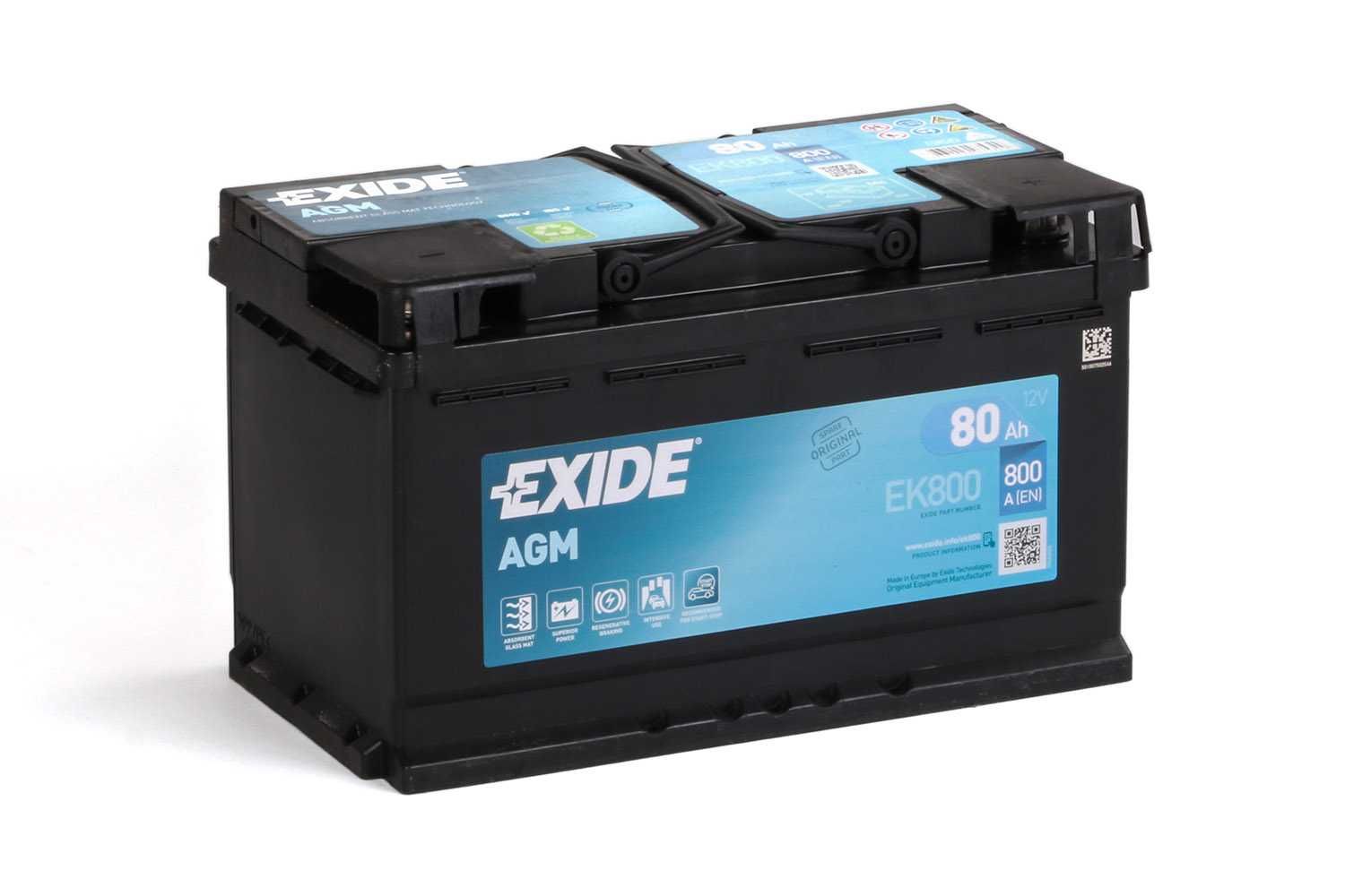 Akumulator EXIDE AGM EK800  12V 80Ah Wysyłka gratis