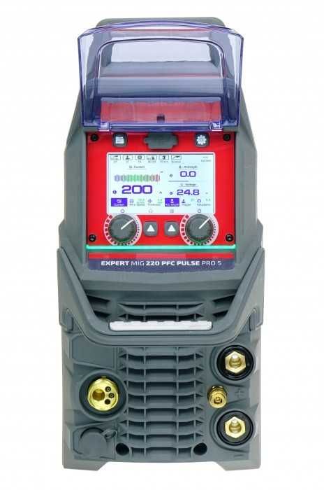Spawarka migomat Ideal EXPERT MIG 220 PFC PULSE Pro5 LCD +5kg SG2!