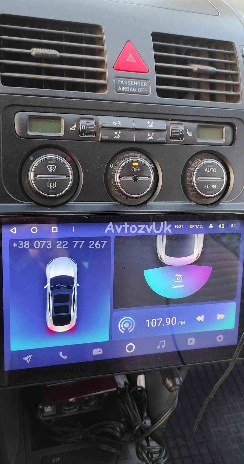 Магнитола CADDY Volkswagen TOURAN VW GPS USB 2 din CarPlay Android 13