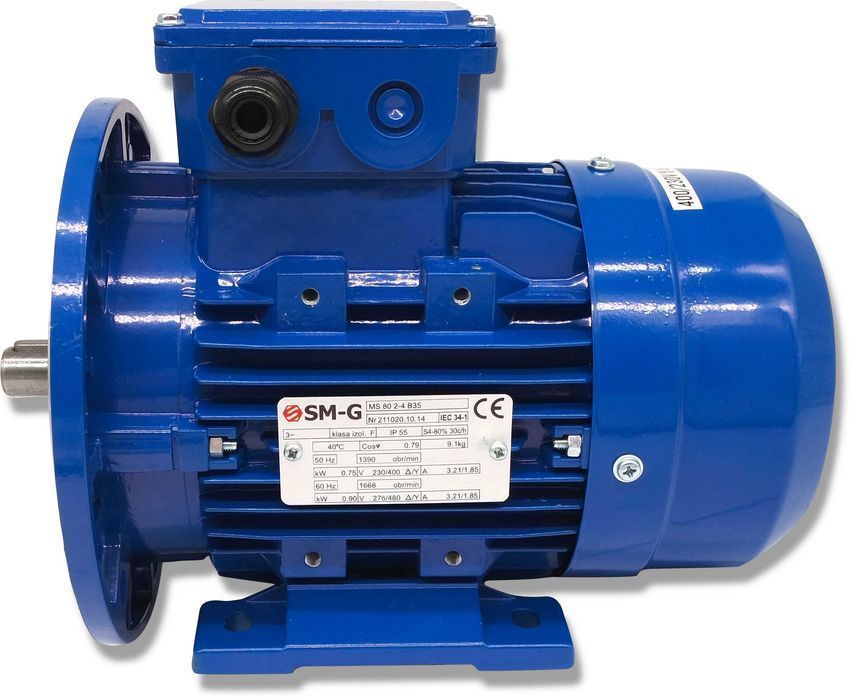 Silnik z Kołnierzem 0,75kW 1390obr 3-FAZOWY [3033]