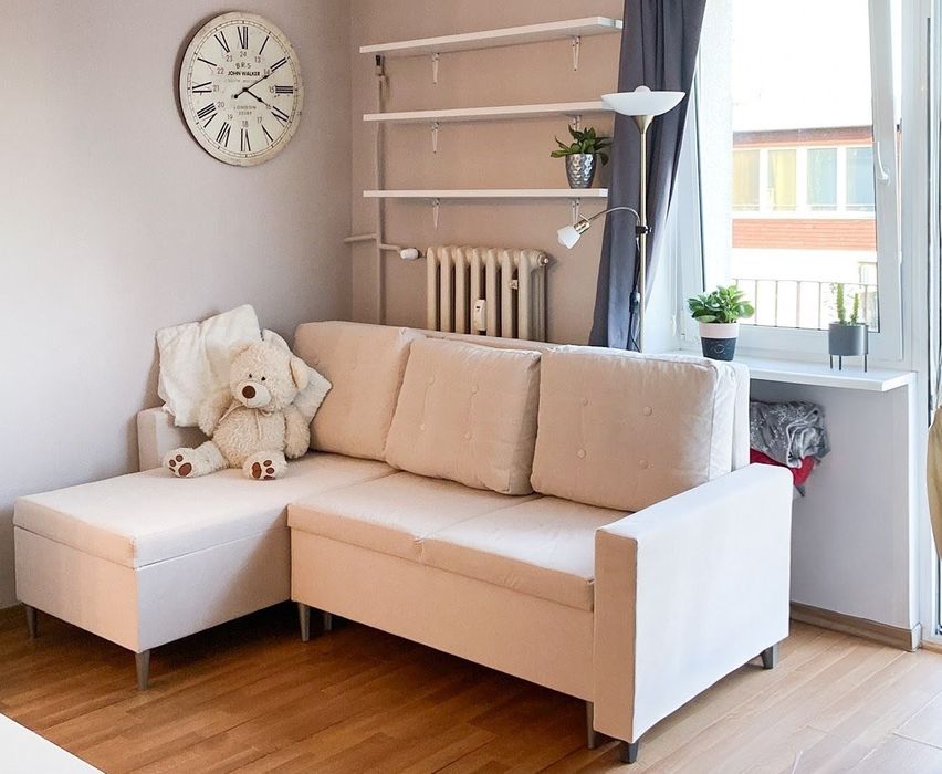 Grunwaldzka, Centrum - Słoneczna kawalerka z balkonem–25,5 m²