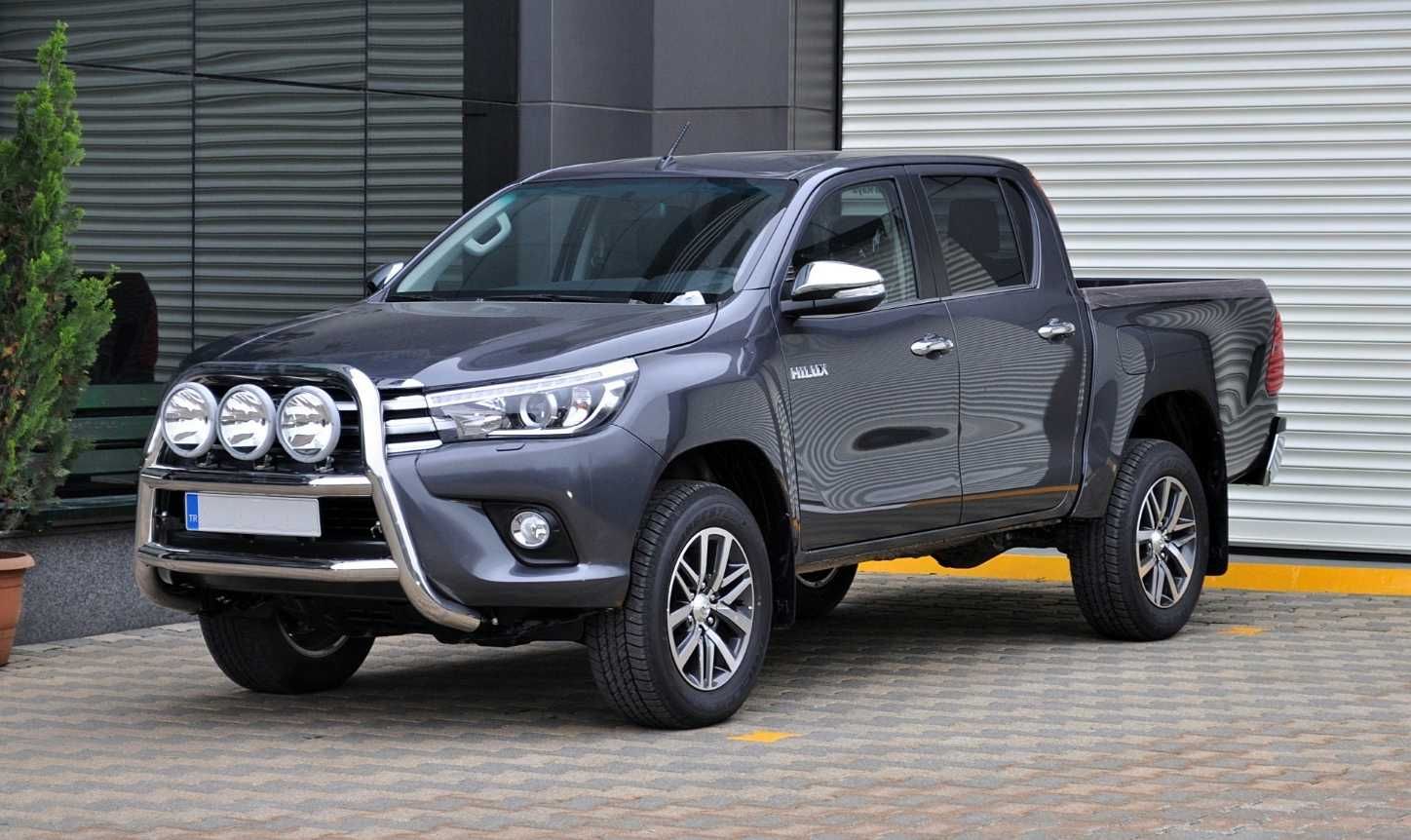 Кенгурятники Toyota Hilux 2008-2021 пороги защита бампера дуги в кузов