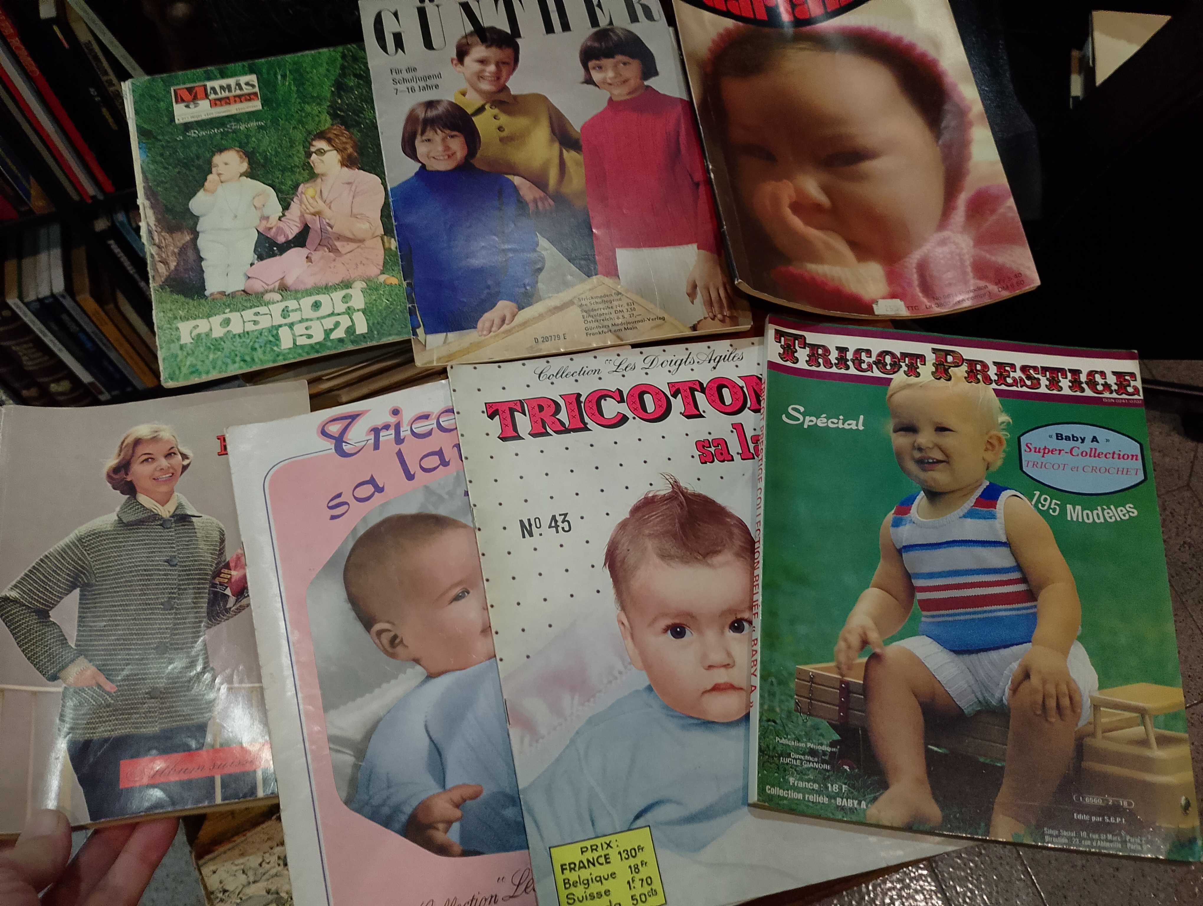 Crochê / moda / Tricot etc etc  15 revistas antigas