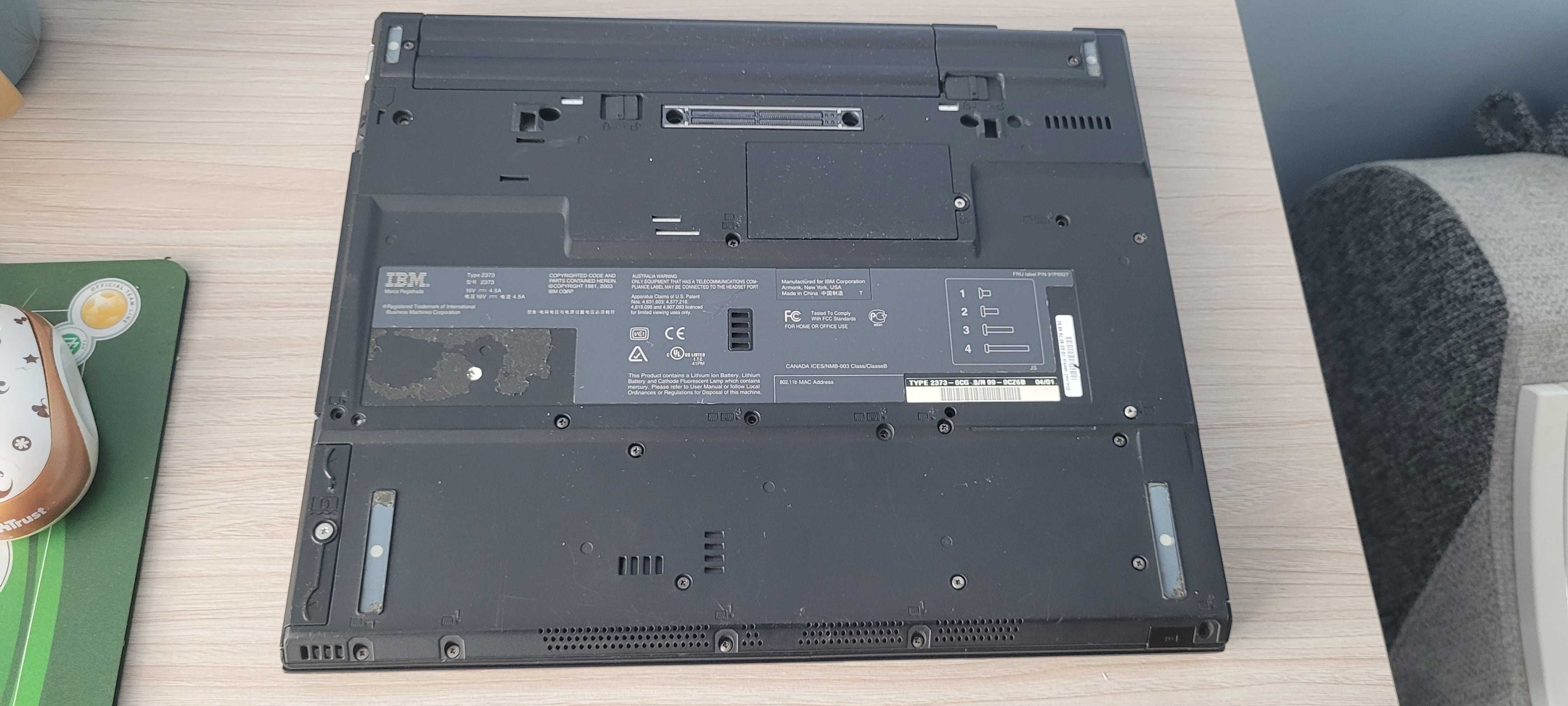 Laptop ibm thinkpad t40