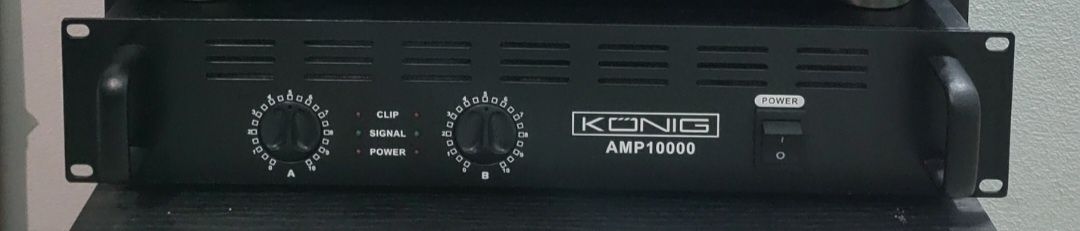 2 amplificadores FONESTAR TC-9PM e König - AMP 10000