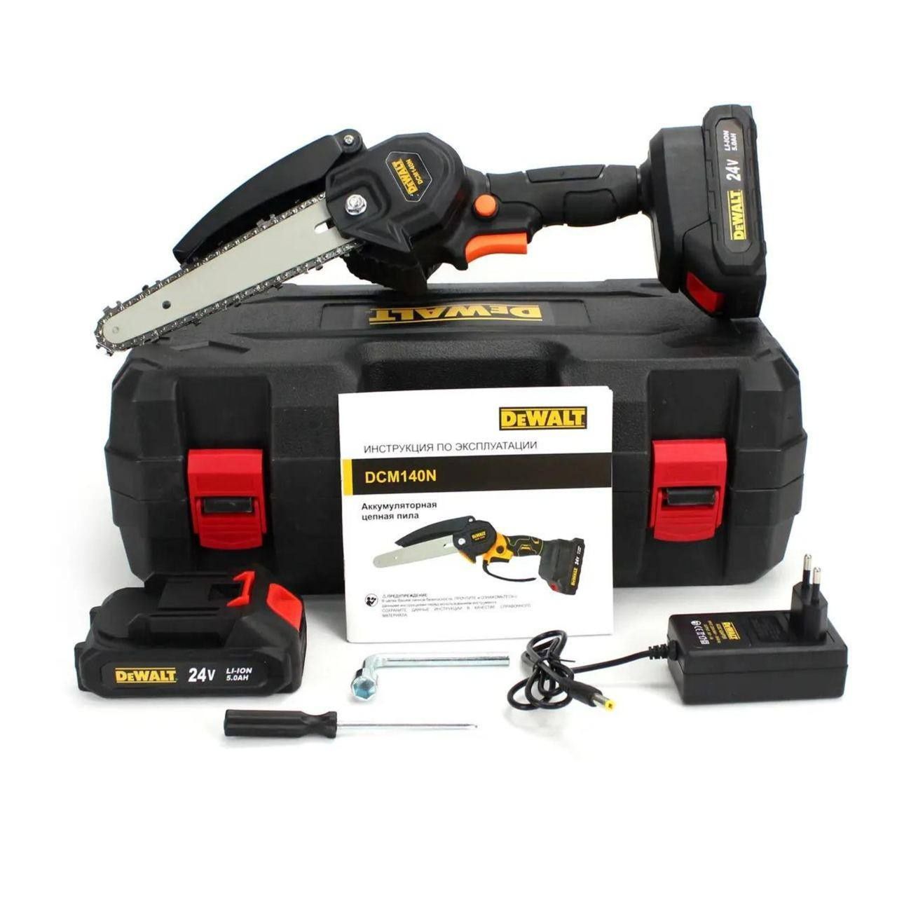 Аккумуляторная мини пила DeWalt DCM140N (24V, 5AH)

35$