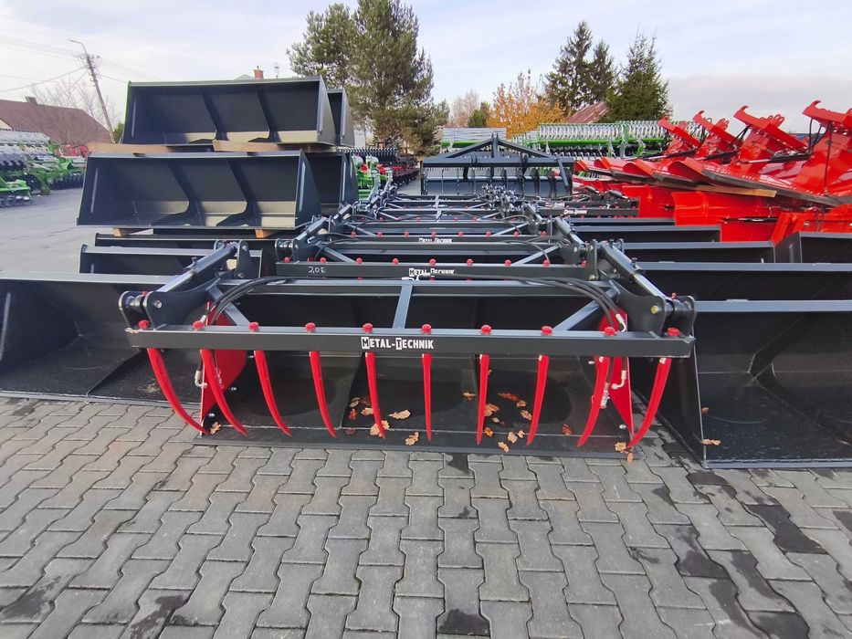 Łycho-krokodyl Metal-Technik zęby wkręcane | szerokość 140–240 cm