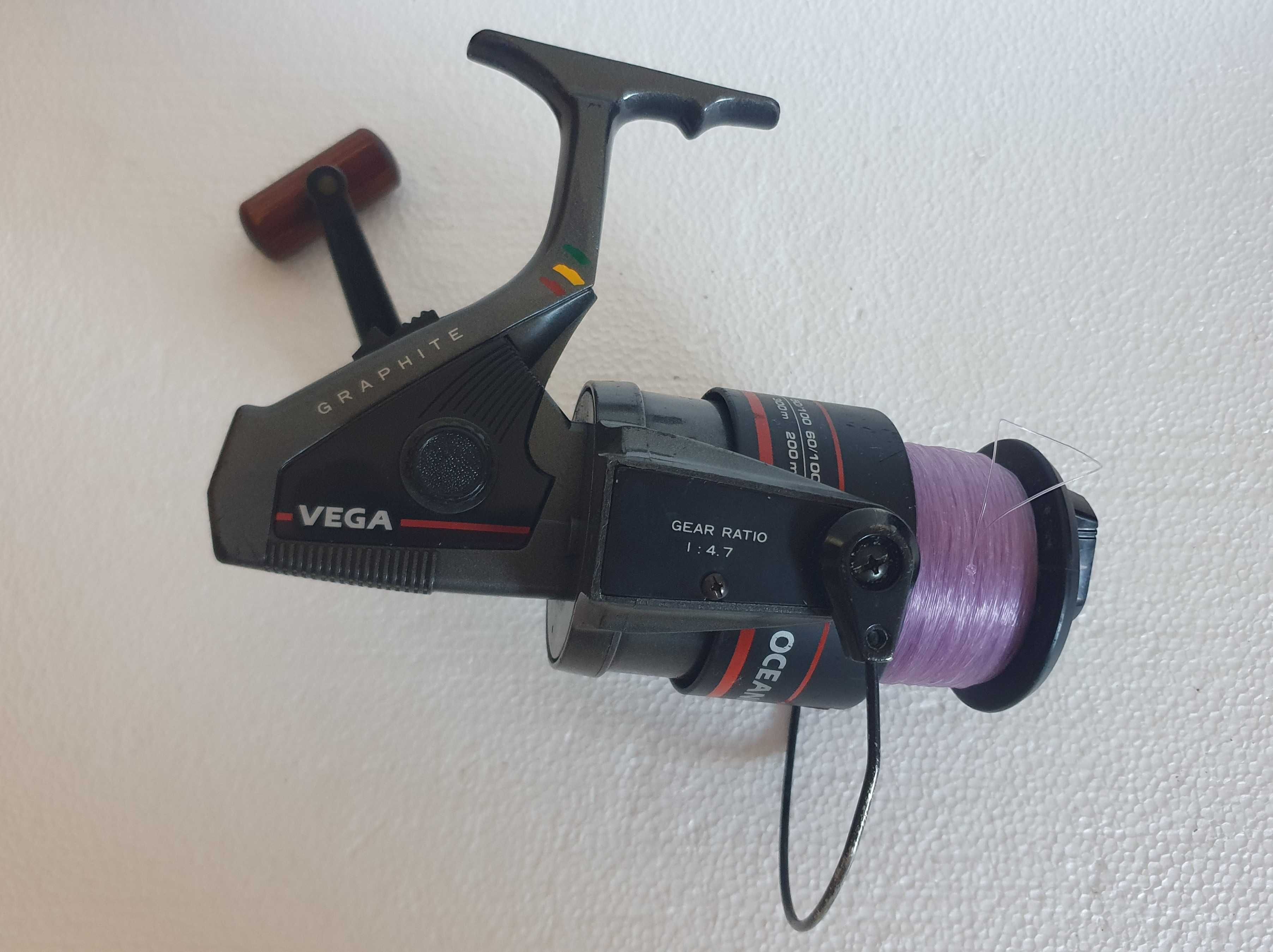 Carreto grande pesca de Mar, Vega Oceanic Pro 9000, com caixa original