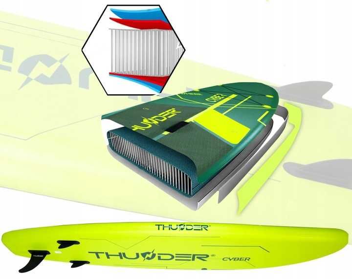 Надувна сап дошка SUP Thunder CYBER 320 см з веслом