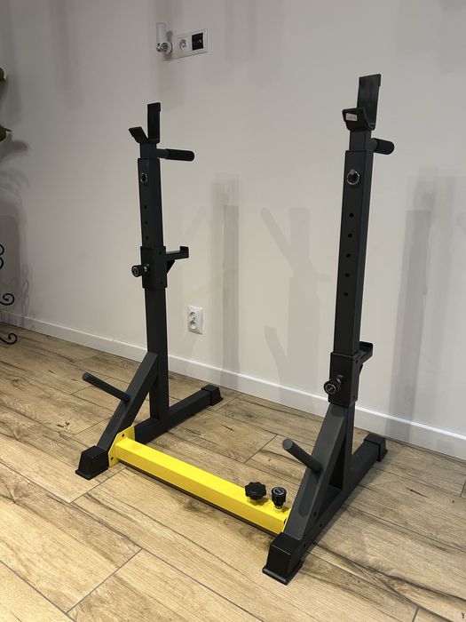 LIFERUN Stojak Na Hantle Squat Rack Regulowany Siłownia OHP Porządny