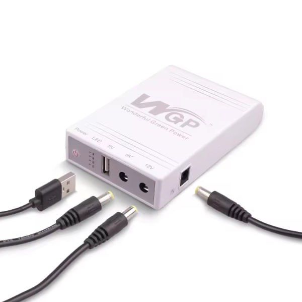 Mini ups WGP NEP 10400mAh 25w повербанк для роутера ДБЖ безперебійник