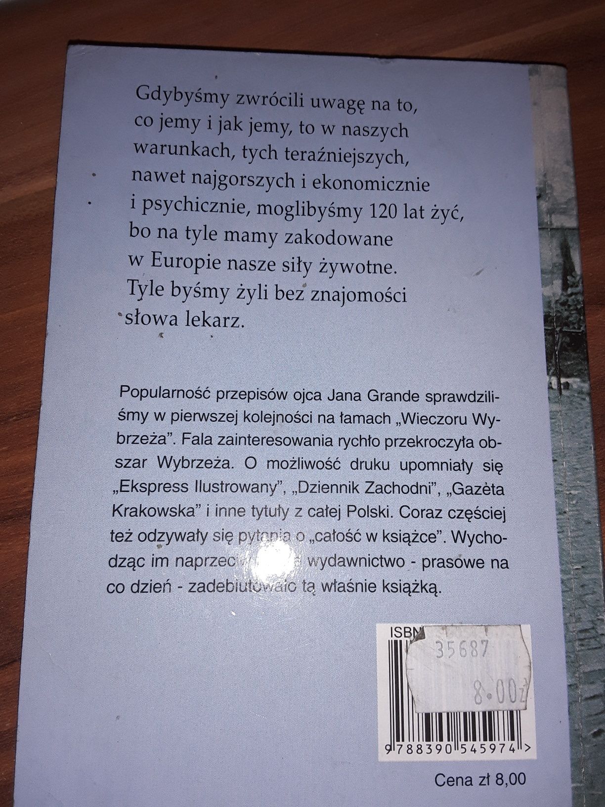 Ojca Grande przepisy na zdrowe życie Woźniakowie