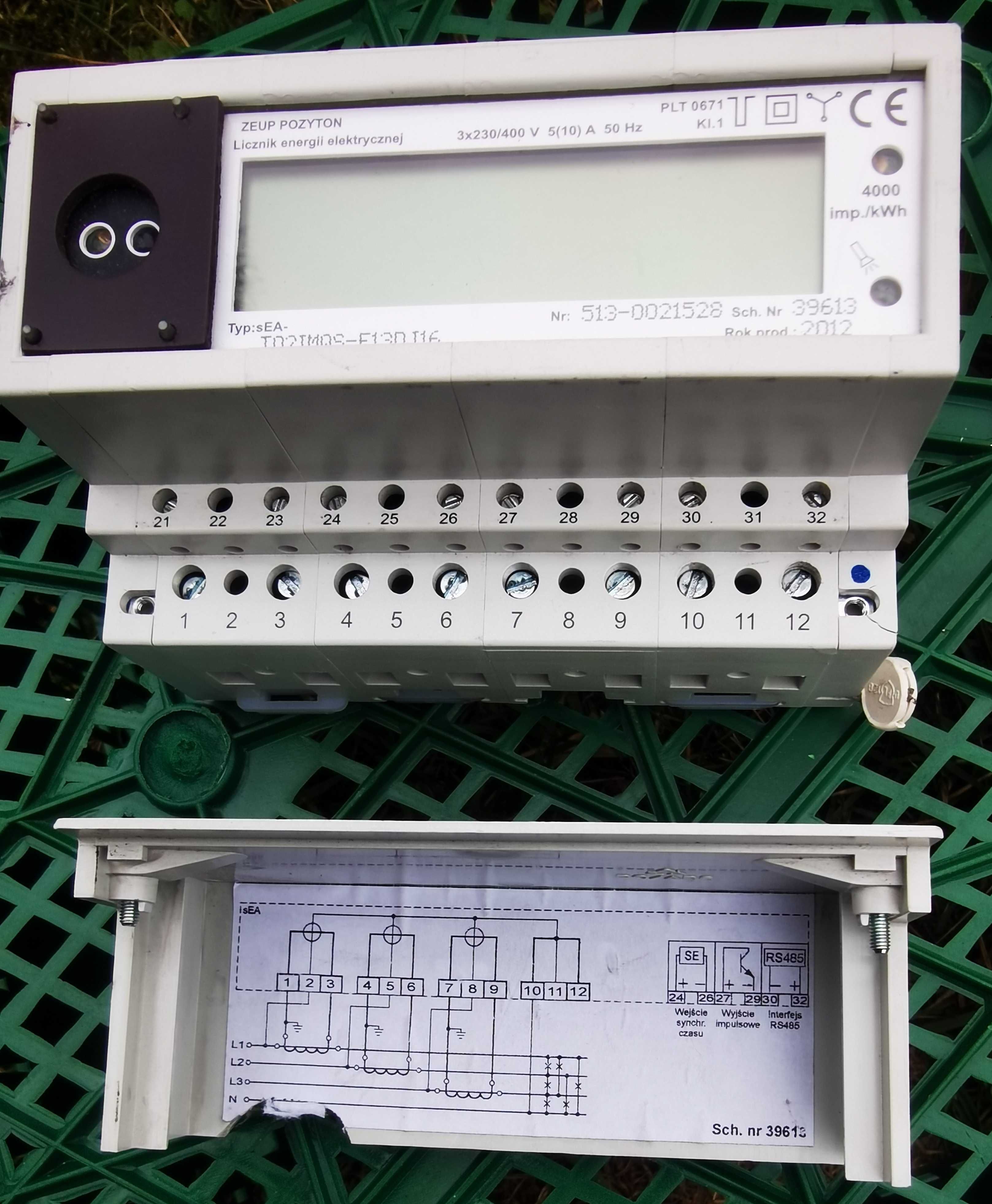 Licznik energii elektrycznej Pozyton sEA 3x230/400, 5(10)A