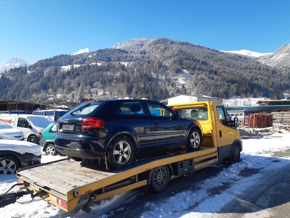 Pomoc drogowa autolaweta transport aut Europa - Polska holowanie
