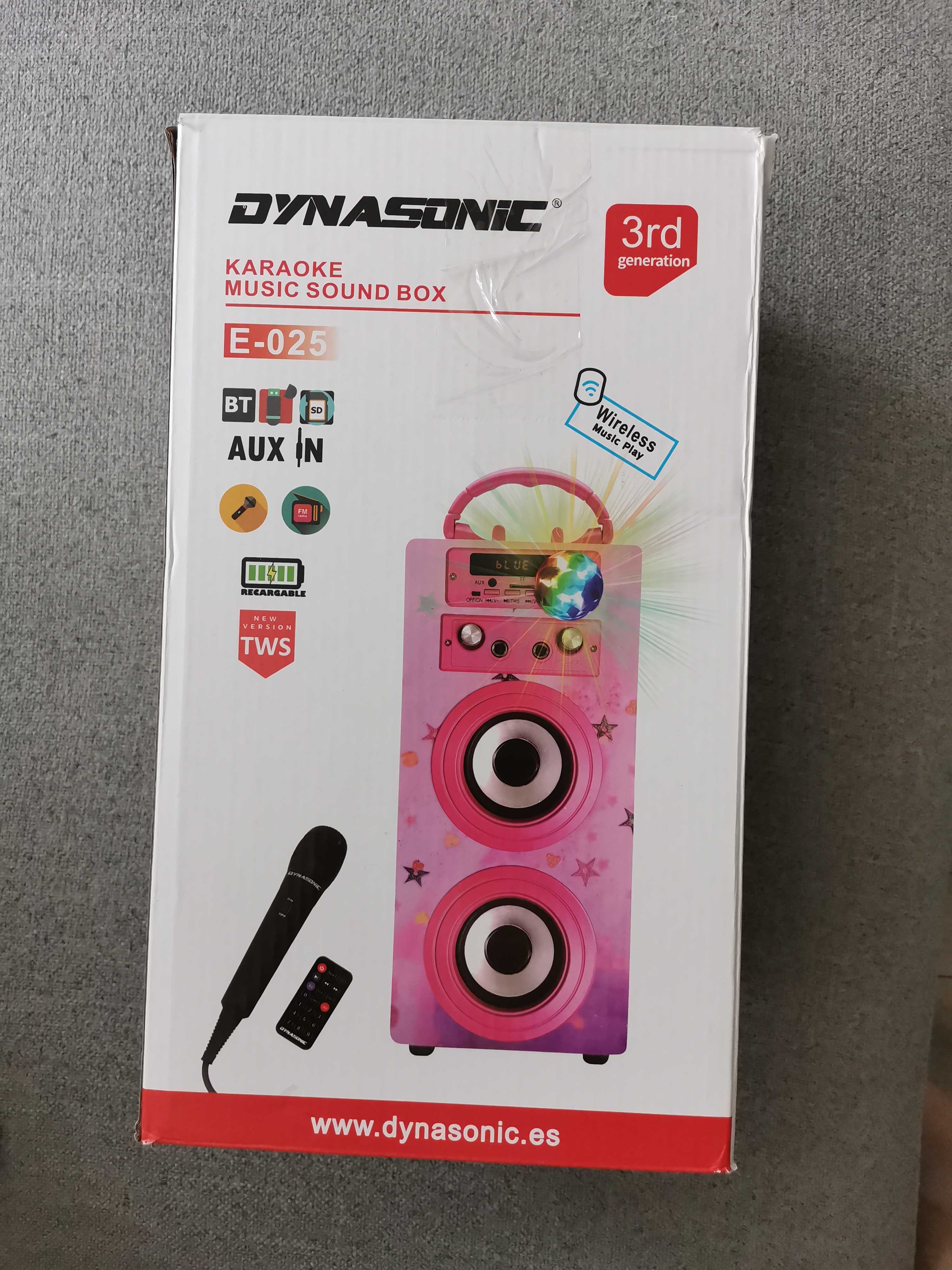 Przenośny głośnik karaoke dla dzieci firmy Dynasonic-025