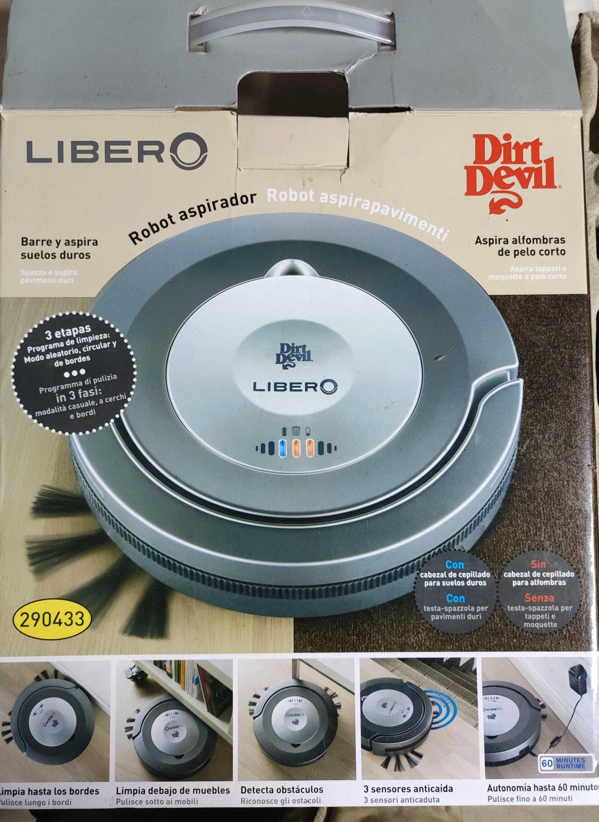 Robot Aspirador Dirt Devil Libero (Lidl)